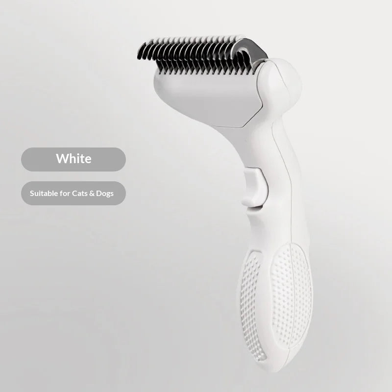 Self-Cleaning Pet Deshedding Comb