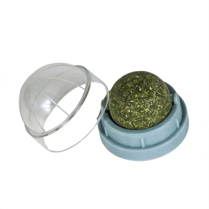 Stick-On Catnip Ball Toys