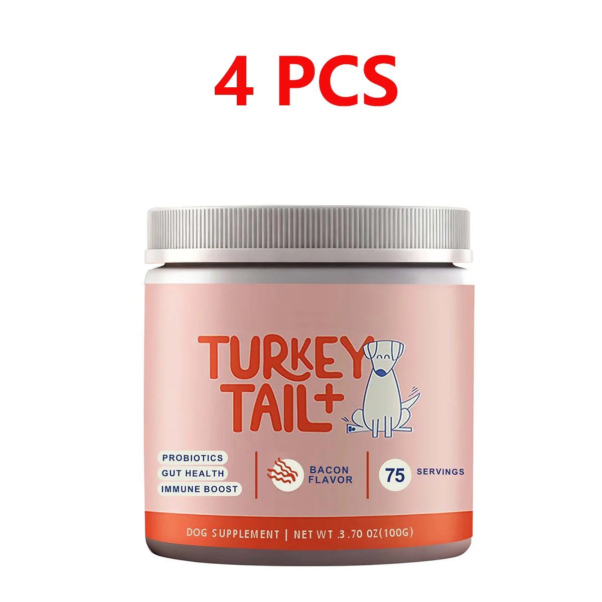 Dog Probiotic Supplement with Turkey Tail