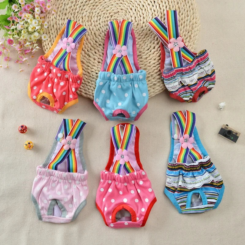 Washable Female Dog Sanitary Shorts