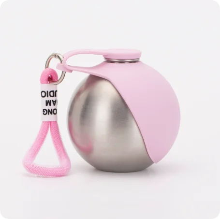 Portable Pet Water Bottle with Fold-Out Bowl