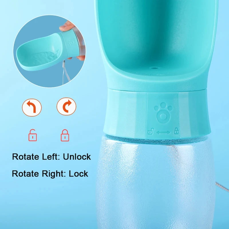Portable Pet Water Bottle · Tandem 300 & 500 ml