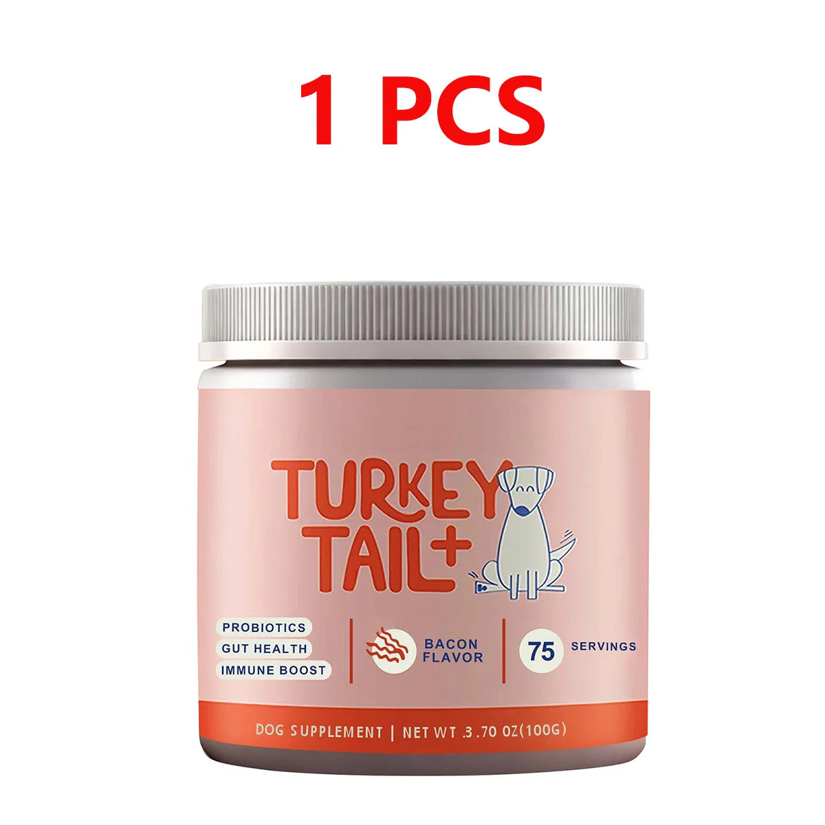 Dog Probiotic Supplement with Turkey Tail