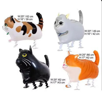 Walking Cat Party Balloons