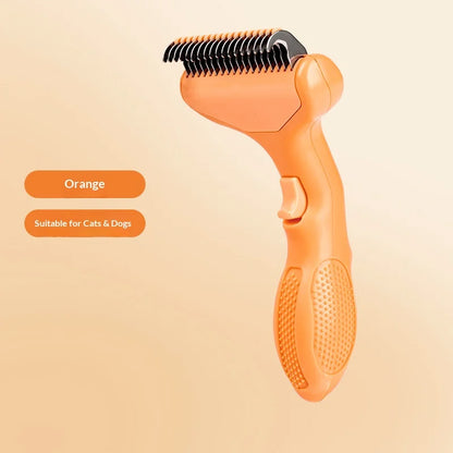 Self-Cleaning Pet Deshedding Comb