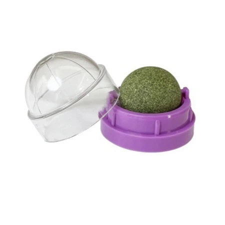 Stick-On Catnip Ball Toys