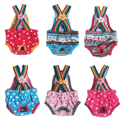 Washable Female Dog Sanitary Shorts