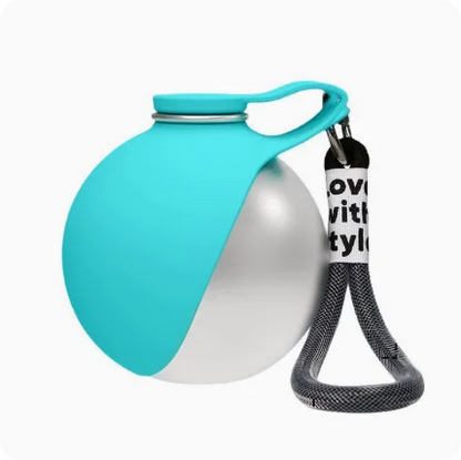 Portable Pet Water Bottle with Fold-Out Bowl