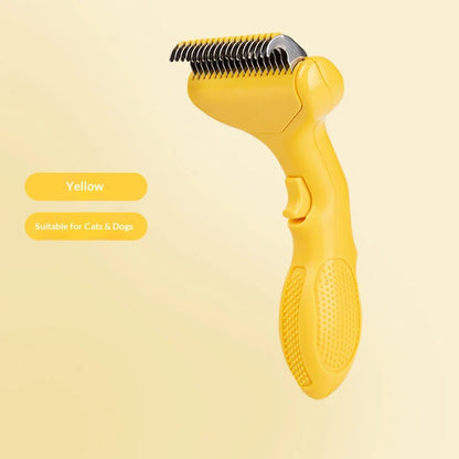 Self-Cleaning Pet Deshedding Comb