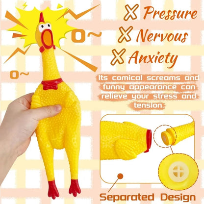 Screaming Chicken Squeaky Dog Toys