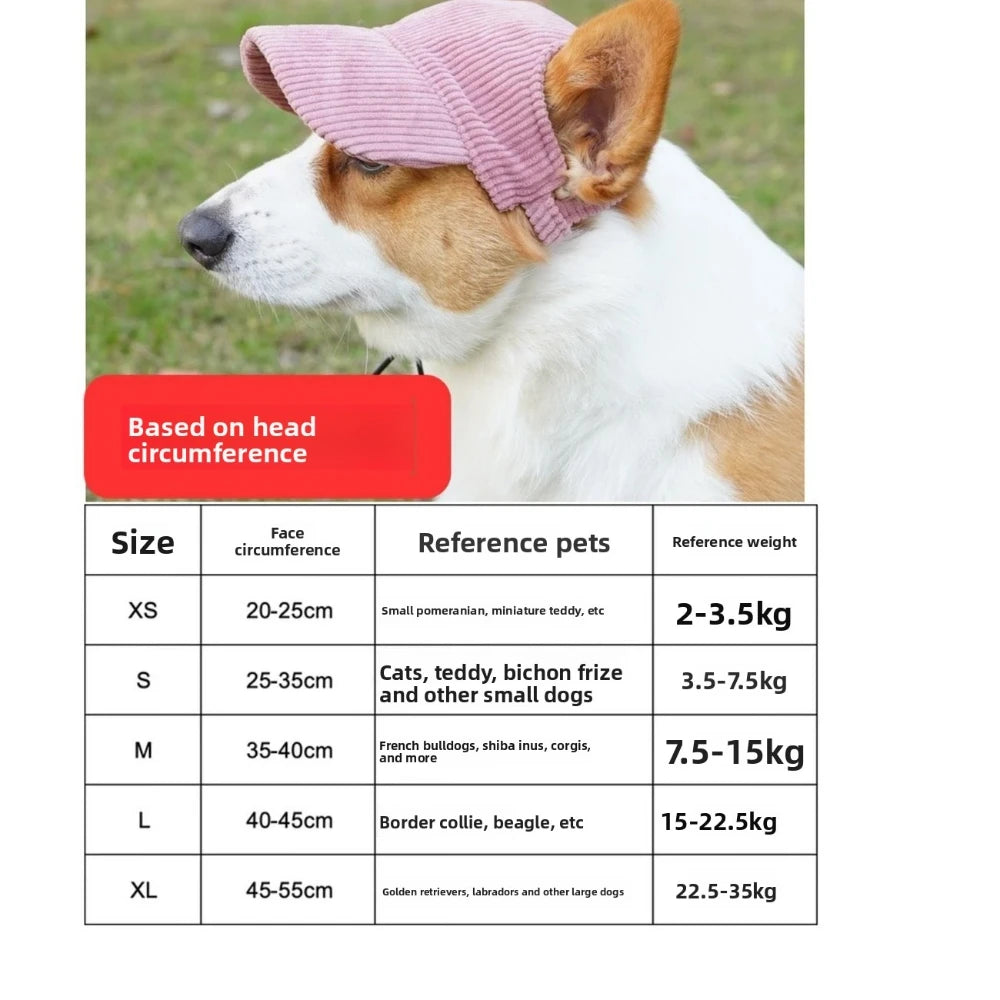 WOOJACK Dog Baseball Cap
