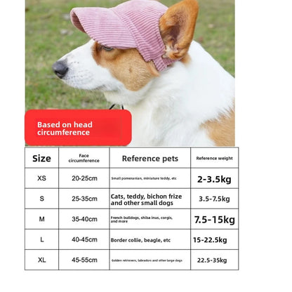 WOOJACK Dog Baseball Cap