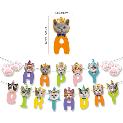 Cat Assorted Birthday Party Decorations