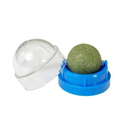 Stick-On Catnip Ball Toys