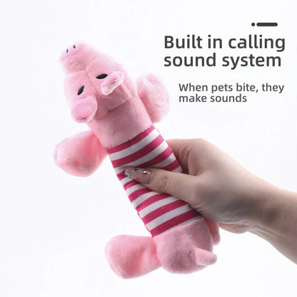 Plush Animal Squeaky Dog Toy