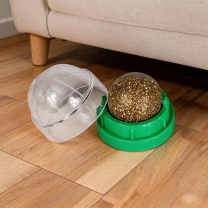 Stick-On Catnip Ball Toys