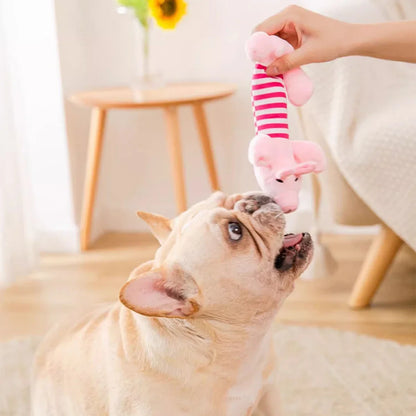 Plush Animal Squeaky Dog Toy