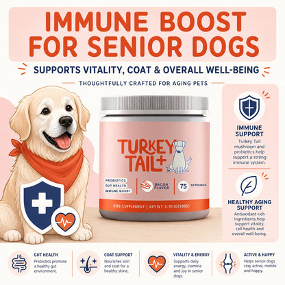 Dog Probiotic Supplement with Turkey Tail