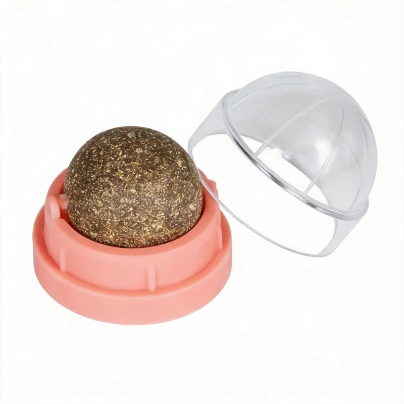 Stick-On Catnip Ball Toys