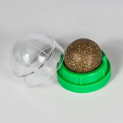 Stick-On Catnip Ball Toys